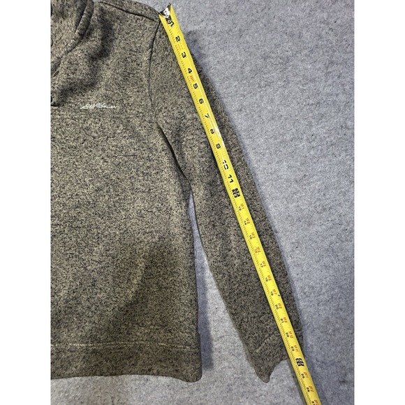 Eddie Bauer Radiator Fleece 1/4 Snap Button Mock Neck Sweater Mens S Small - Picture 6 of 12